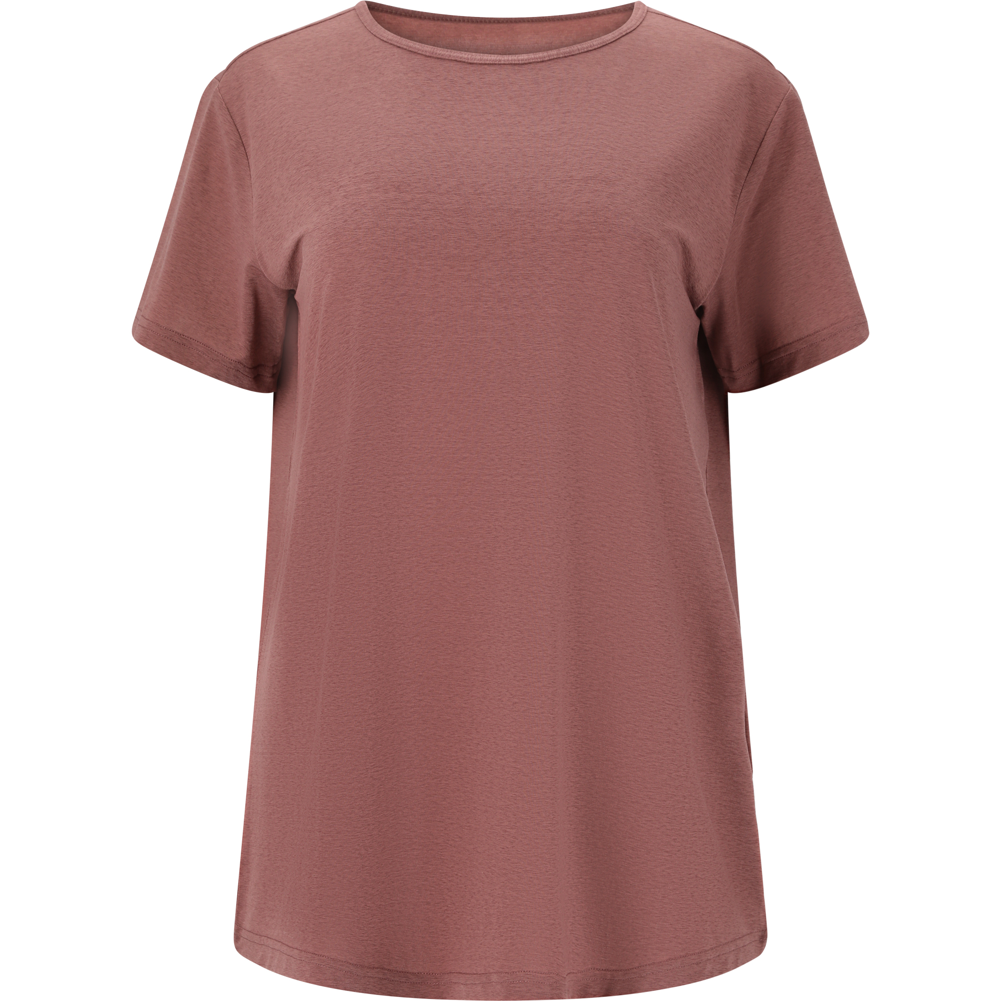 Lizzy W Slub T-Shirt Damen rose taupe