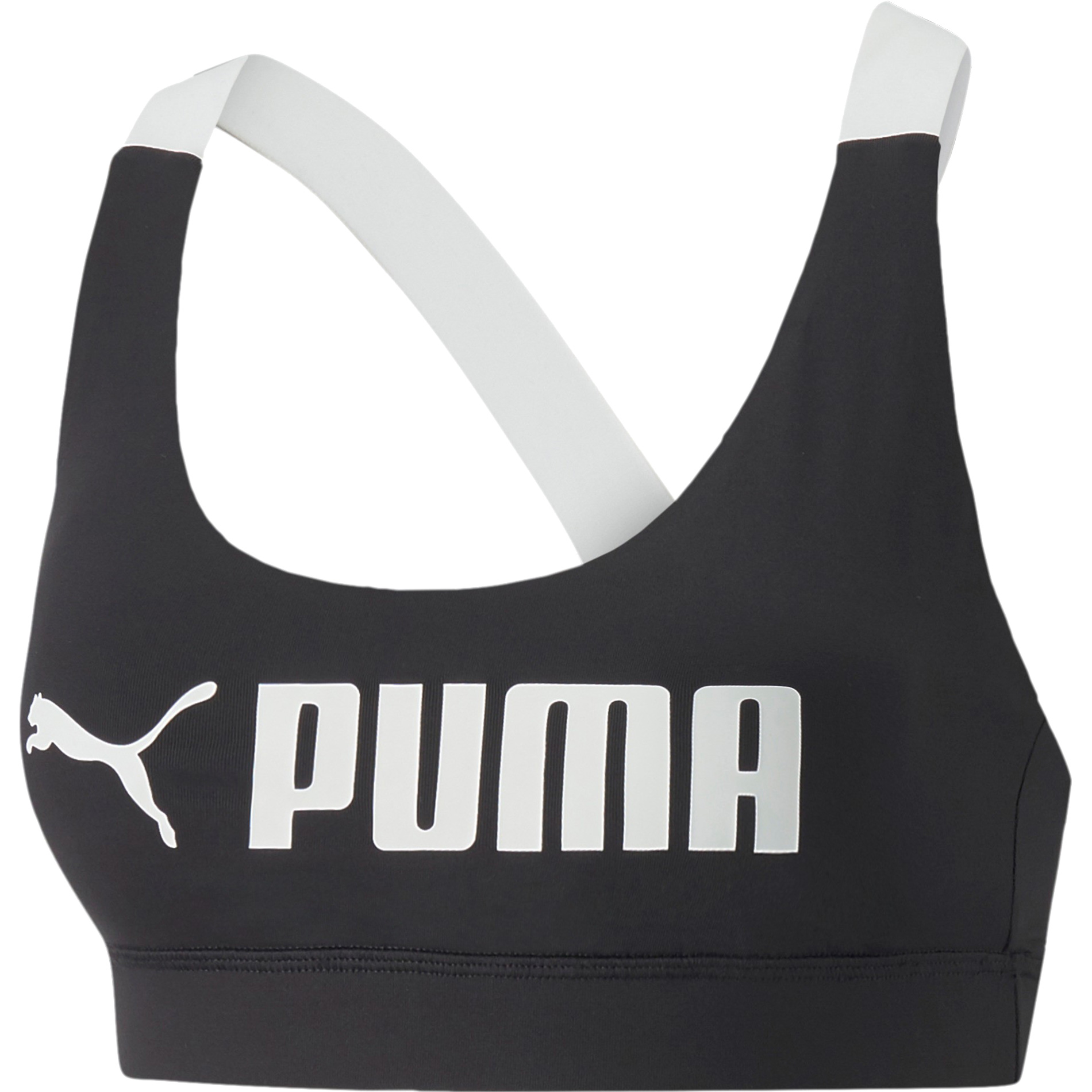 Mid Impact Fit Sports Bra Women puma black