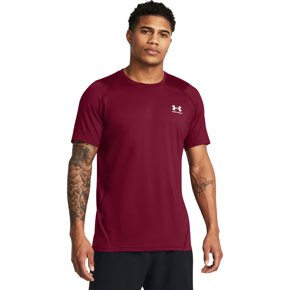 HeatGear® Armour Fitted T-Shirt Men cardinal red